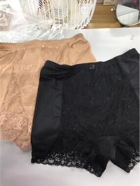 Rhonda shear pin up briefs 2 pack size 2X new HSN ruched high rise lace